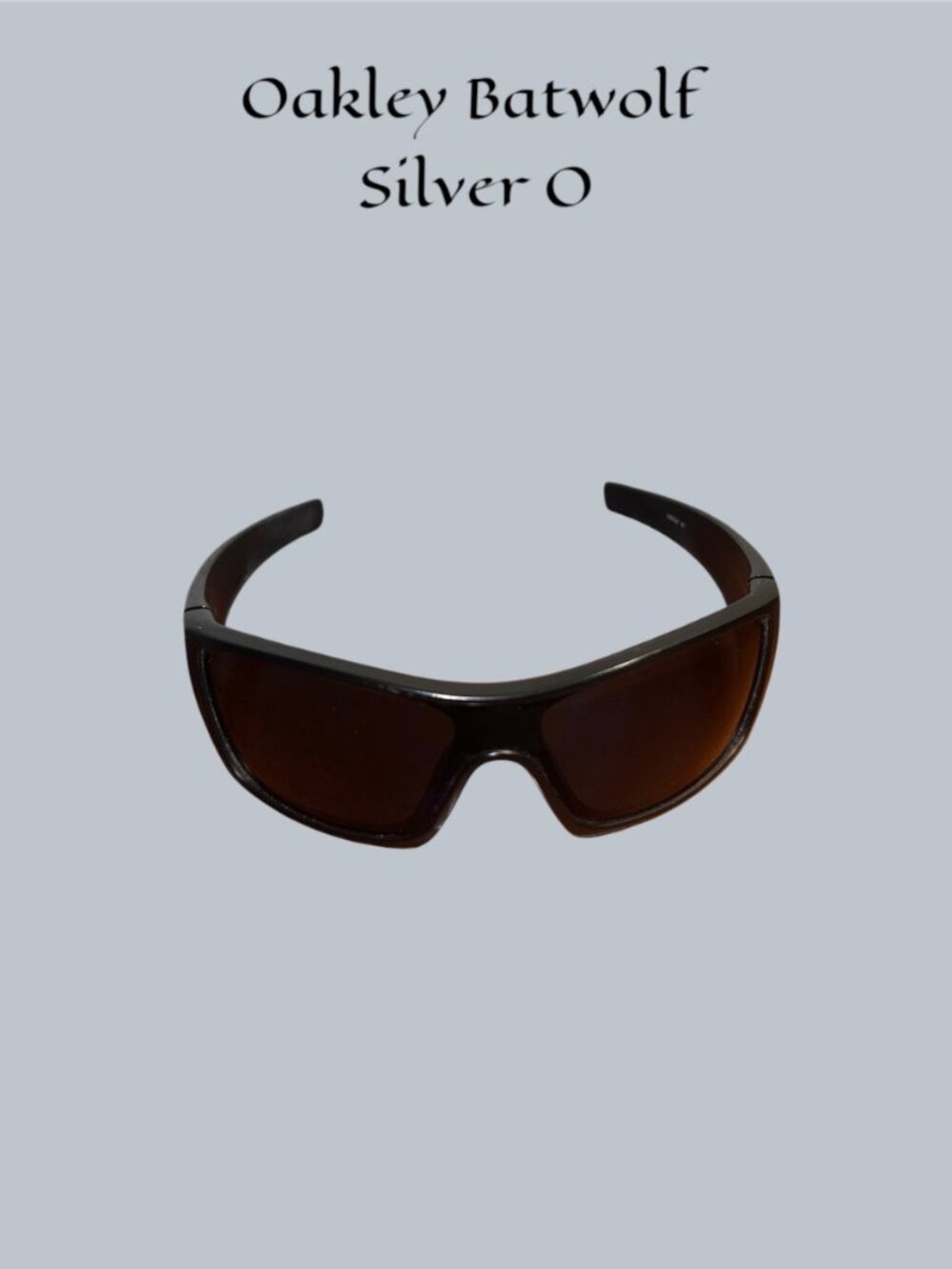 Oakley Batwolf Sunglasses - Black Frame, Black Lenses, Silver O